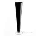 Glass Vases Tall Black Glass Trumpet Centerpiece Vase